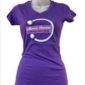 Purple Rush V Neck Horseshoe Logo
